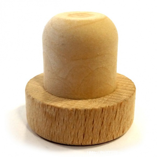 Natureal Wooden Corks Stopper With Red Wine WPZL7043