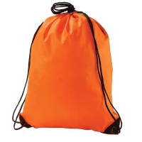 Polyester Sports Drawstring Backpack With Triangular Plate Sewn WPSK6078