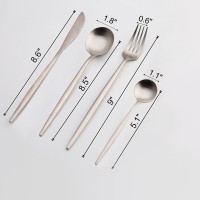 Gold Portuguese Dinnerware Stainless steel Flatware Set WPJJ026