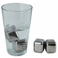 4Pcs/set Stainless Steel Ice Cubes WPJJ027