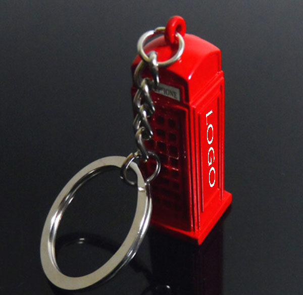 Telephone booth key chain WPZL8012