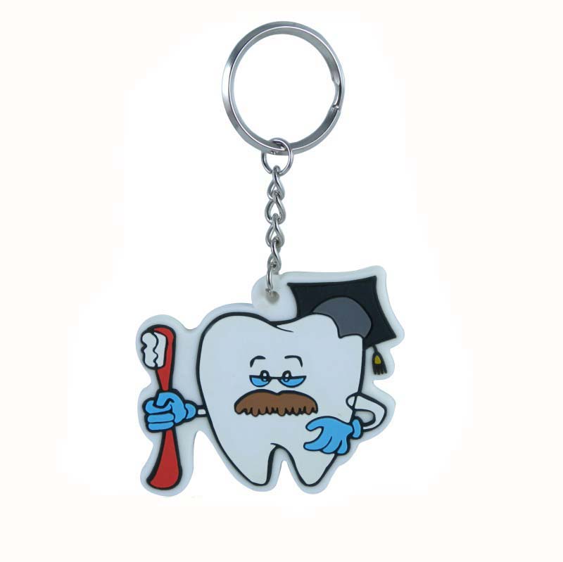 2 D PVC Key ring WPZL8077