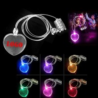 Heart Shape Light-up LED Necklace WPZL8095