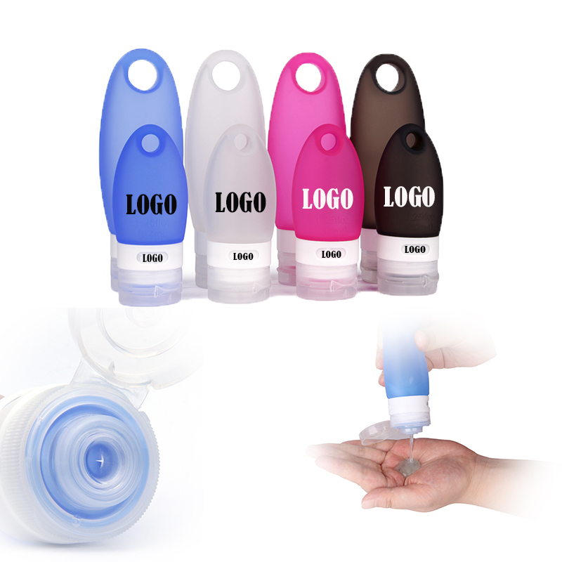 3.5 OZ Leak Proof  Silicone Travel Bottle Whit Hook WPZL8113