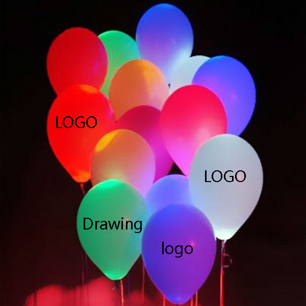 12 ” LED Light Latex Balloon WPZL7118