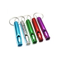 Aluminum alloy Whistle key chain WPZL7125