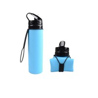 Portable Outdoor Foldable Silicone Water Bottle WPZL7040