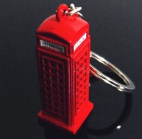 Telephone booth key chain WPZL8012