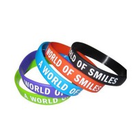 Silicone Wristbands With Printed 1 LOGO WPSK6003