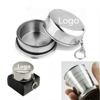 150ml-5OZ Stainless Steel Travel Folding Cup WPRQ9087