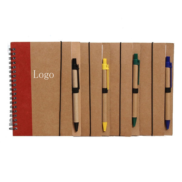 Promo Write Recycled Notebook with pen WPRQ9088