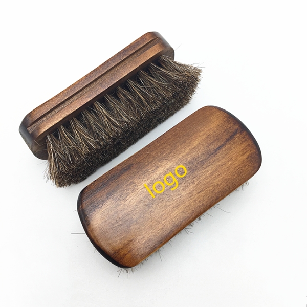 Wood horsehair Shoe Shine Brush WPRQ9091