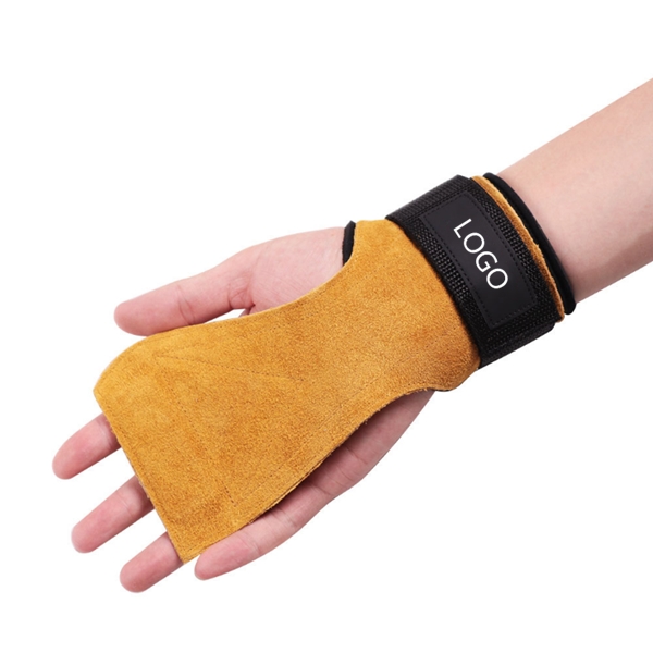 Leather Gymnastics Hand Grips Gloves WPRQ9156