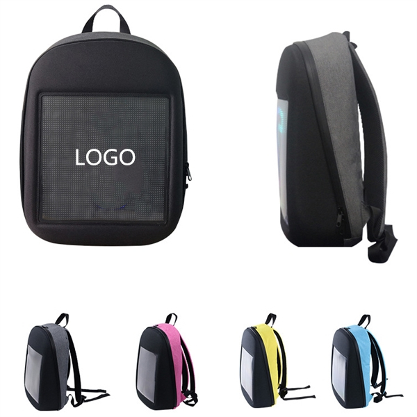 Backpack with LED Advertising Screen WPRQ9165