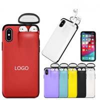 2 in 1 Case for Phone and AirPods with Headset Set Protection WPRQ9177