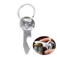 Metal Skull Keychain Bottle Opener WPAL042
