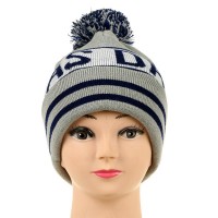 Promotional Custom Knit Pom Beanie With Cuff WPAL061