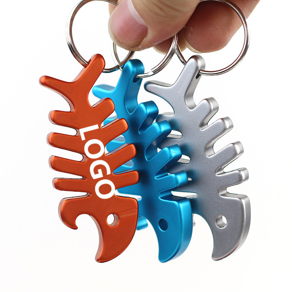 Fish Bone Key Chain WPAL8024