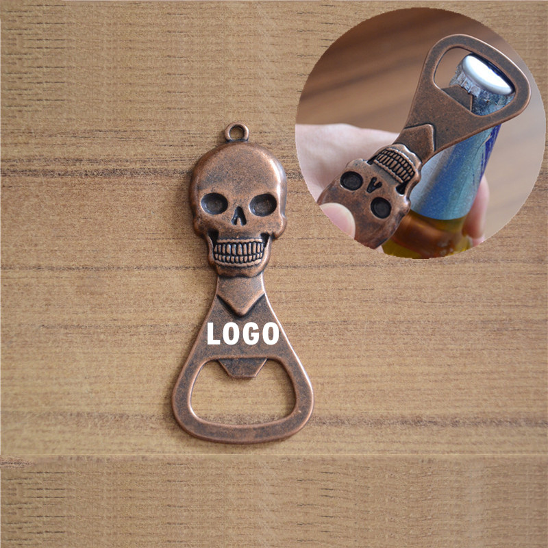sanxingdui Bottle opener Key chain Key ring Gold Leaf Human head gift BOX 