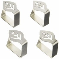 Stainless Steel Table Cloth Clips – Leaf Design WPAZ039