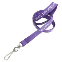 5/8” Silkscreen Polyester Lanyard with J-hook Attachment WPAZ079