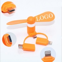 3 In 1 USB Micro Phone Fan for Cell Phone WPCL8018