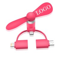 3 In 1 USB Micro Phone Fan for Cell Phone WPCL8018