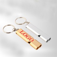 Aluminum Metal Whistle Keychain WPCL8027