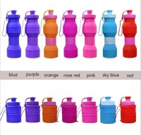 Silicone Sports Folding Water Bottle WPEH7010