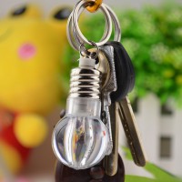 Changing Color LED Light Bulb Keychain WPEH7022