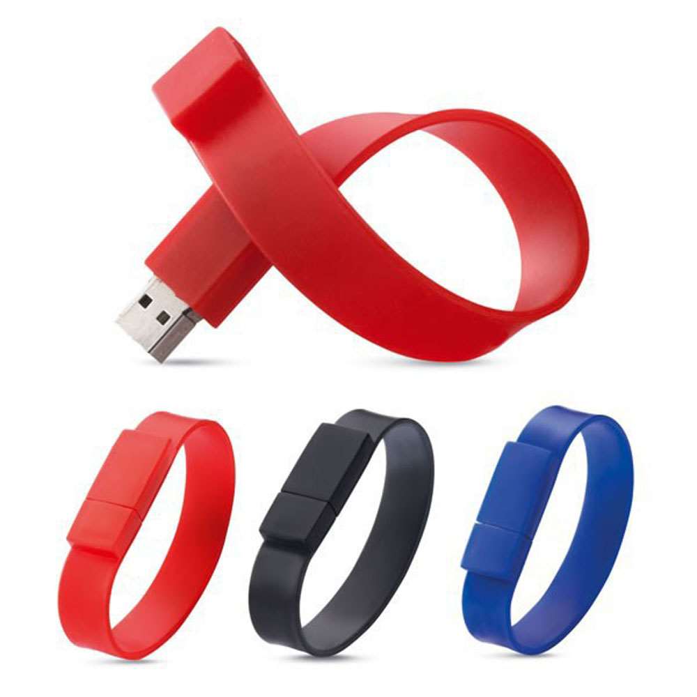 Silicone Bracelet USB 1 GB Disk Flash Drive WPES8009