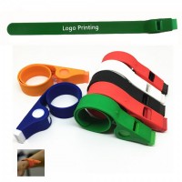 Silicone Slap Band With Whistle WPGF008