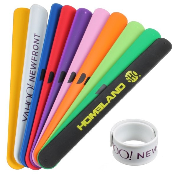 Silicone slap bracelet WPGF019