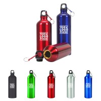 Aluminum Sports Water Bottle w/ Carabiner WPHZ072