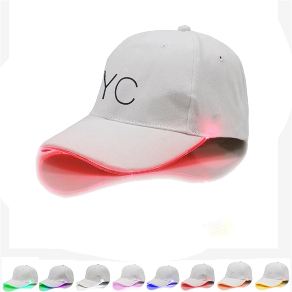 LED Light Up Cotton Baseball Cap Hat WPHZ137