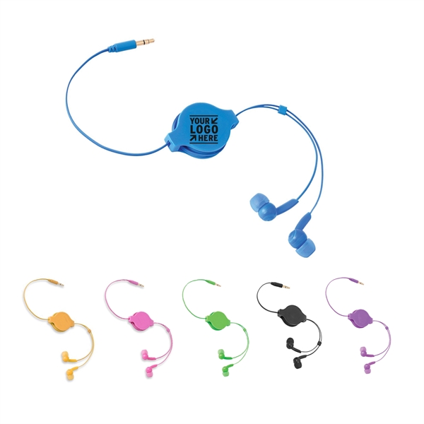 Retractable Stereo Earbuds  WPHZ193