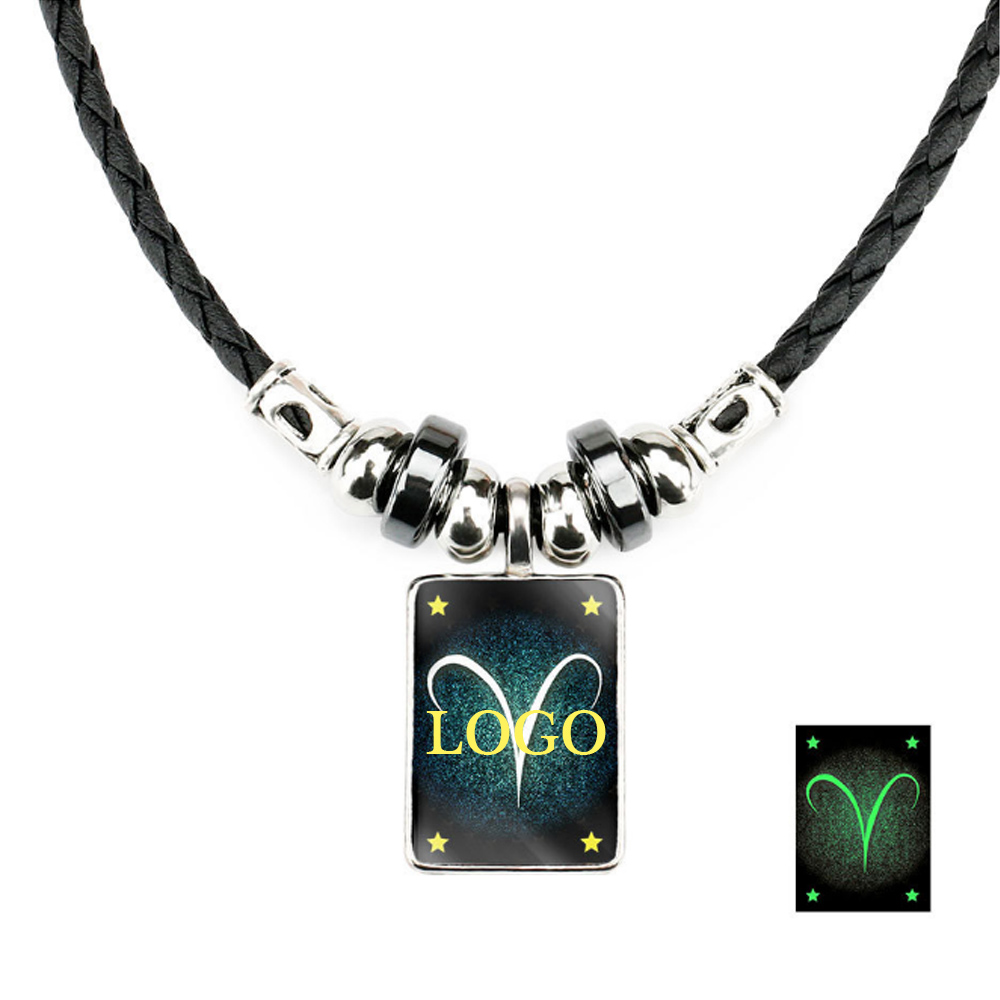 Necklace With Glow In Dark Pendant WPJC9012