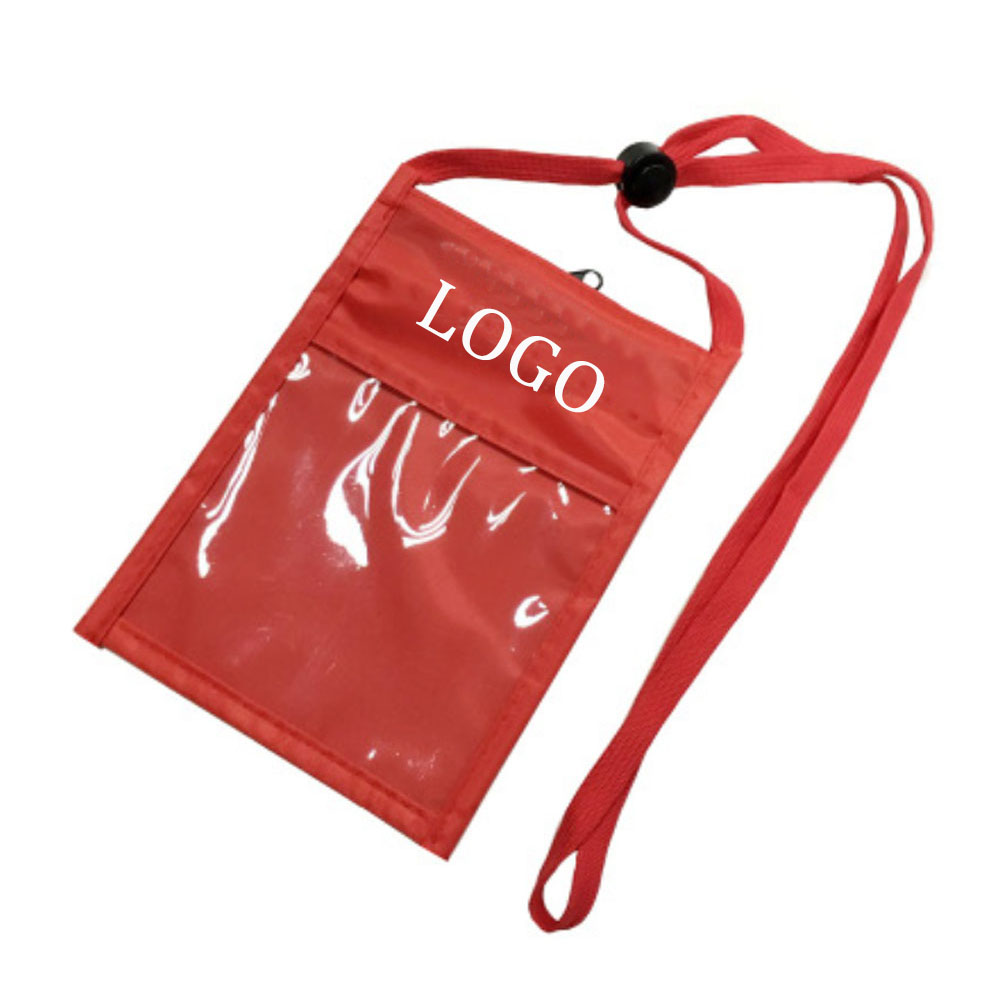 Non-Woven Trade Show Badge Holder & Neck Wallet WPJC9020