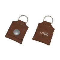 Rustic Leather SD Card Holder With Key Chain WPJC9055