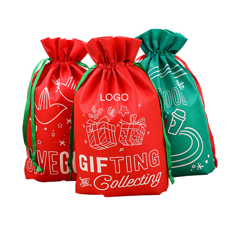 Non-woven Gift Drawstring Bags 10″ x 14″ WPJC9058