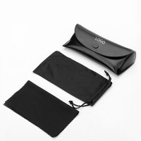 Black PU Leather Sunglasses Case WPJJ005