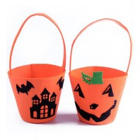 Felt Halloween Pumpkins Candy Bags WPJL8003