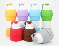 Collapsible Folding Silicone Sports Travel Water Bottle WPJL8029