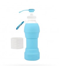 Collapsible Folding Silicone Sports Travel Water Bottle WPJL8029