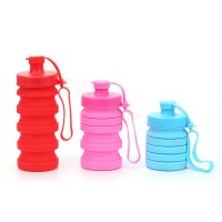 Collapsible Folding Silicone Water Bottle WPJL8030