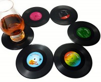 Record Disk Coaster for Drinks WPJL8035