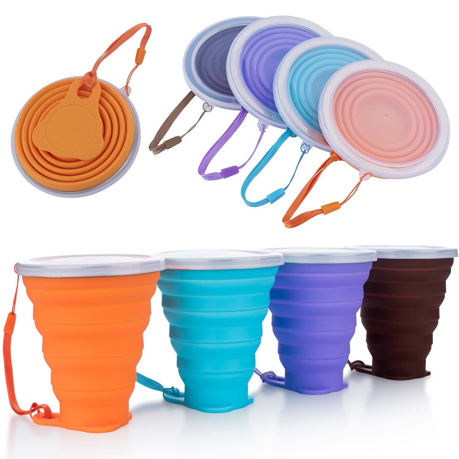 Ultrathin Silicone Collapsible Travel Cup WPJL8075