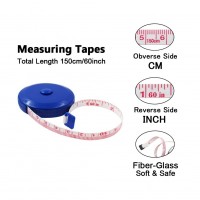 60-Inch 1.5 Meter Soft Retractable Measuring Tape WPJL8079