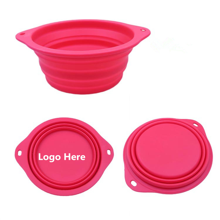 Large Collapsible Silicone Dog Bowl  WPJZ027
