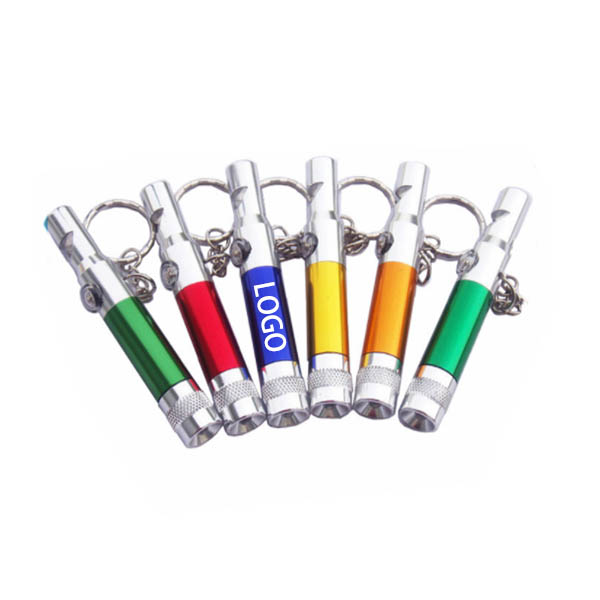 Multi Function LED Flashlight with Compass and Whistle WPKW124